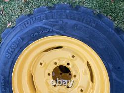 Pneus / jantes pour chargeuse compacte 4-10-16.5 SKS-1 pour New Holland - 10X16.5 12PLY (6 trous)