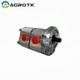 Pompe à Engrenages Hydrauliques à Double Effet Agrotk 6-12 Gpm Pour Accessoire De Mini Chargeuse Sur Chenilles