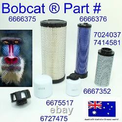 Pour le kit de service de filtre Bobcat S450 S550 S570 S590 T550 T590 avec moteur Kubota