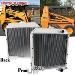 Radiateur à trois rangées pour tracteur Case 1840 1845C avec moteur diesel chargeuses compactes aux États-Unis