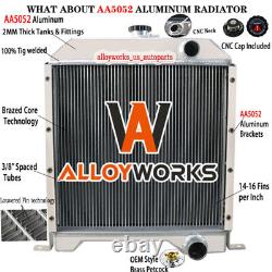 Radiateur à trois rangées pour tracteur Case 1840 1845C avec moteur diesel chargeuses compactes aux États-Unis