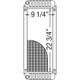 Radiateur De Nouvelle Chargeuse Sur Chenilles 6672455 S'adapte à Bobcat 553f