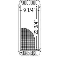 Radiateur de nouvelle chargeuse sur chenilles 6672455 s'adapte à Bobcat 553F
