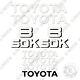 Toyota Skid Steer Sdk-8 Kit Décalcomanies