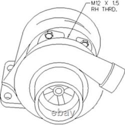 Turbocompresseur compatible avec Ford/New Holland Skid Steer 87800402 87801483 465209-5006