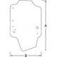 Verre De Pare-brise Avant Pour Chargeur Sur Pneus 84344565, Compatible Avec Case-ih Et Ford/new Holland